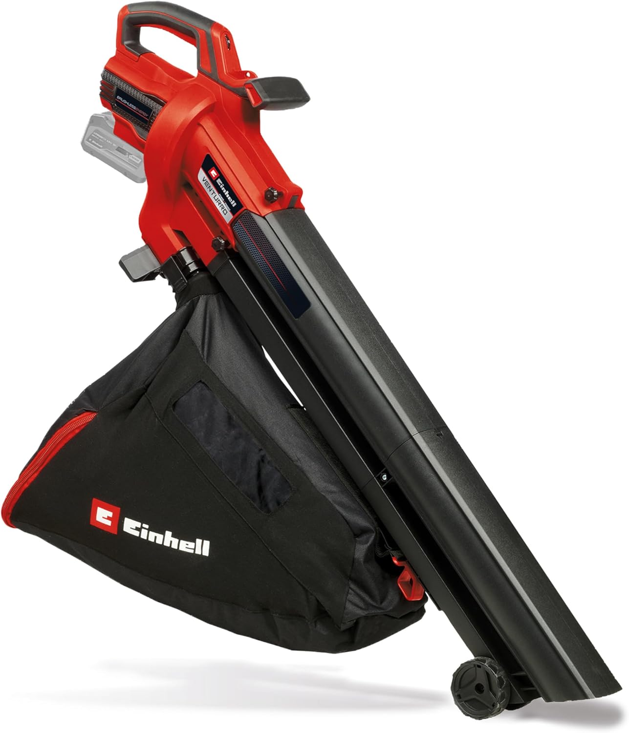 Einhell Venturro 18/210 Power X-Change Cordless Leaf Vacuum Cleaner (Li-Ion, 18 V, Suction Power 500 m³/h, Collection Bag 45 L, Blow Function up to 210 km/h, without Battery and Charger)