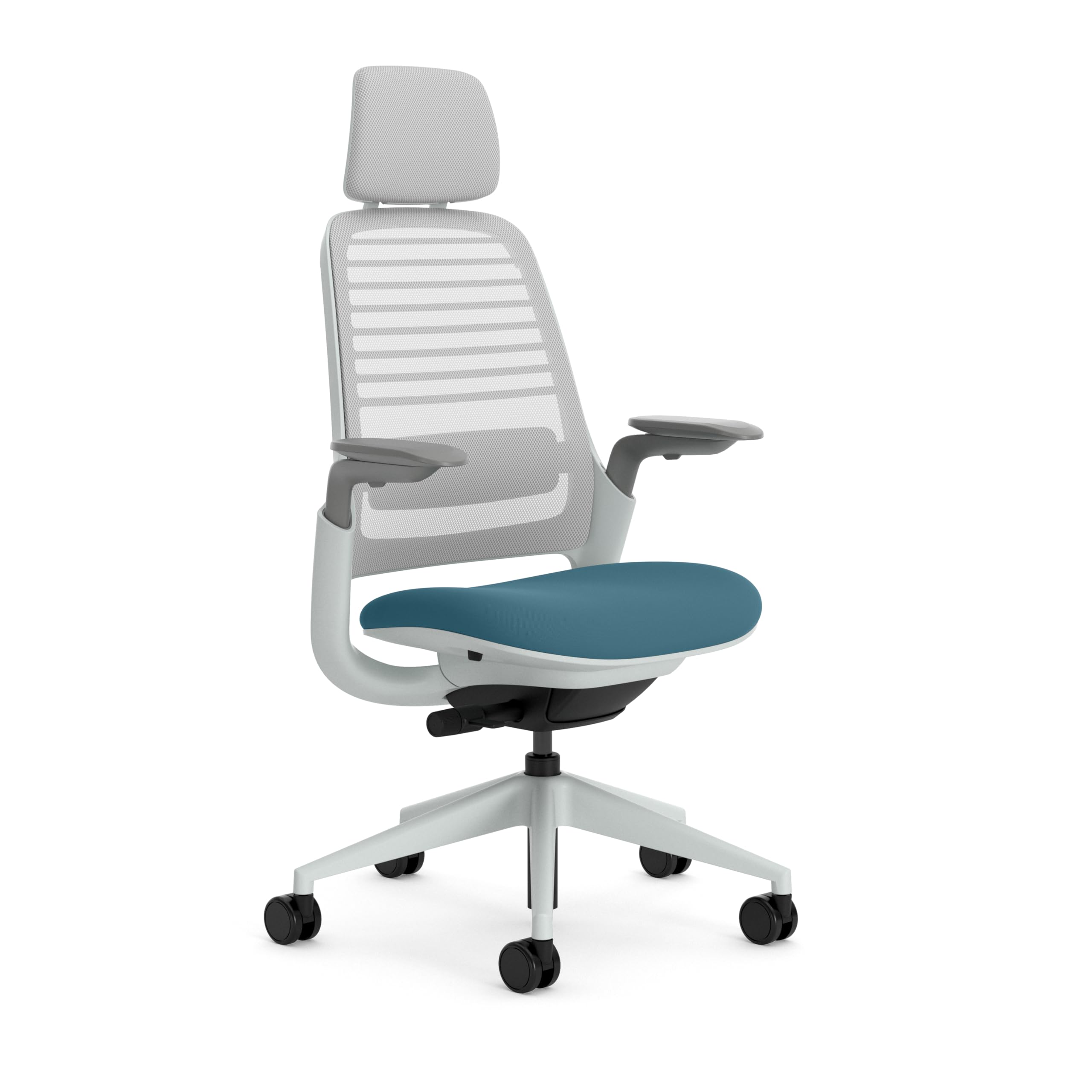 Steelcase Series 1 Ergonomic Office Chair with LiveBack Lumbar Support and 4D Armrests Truffle