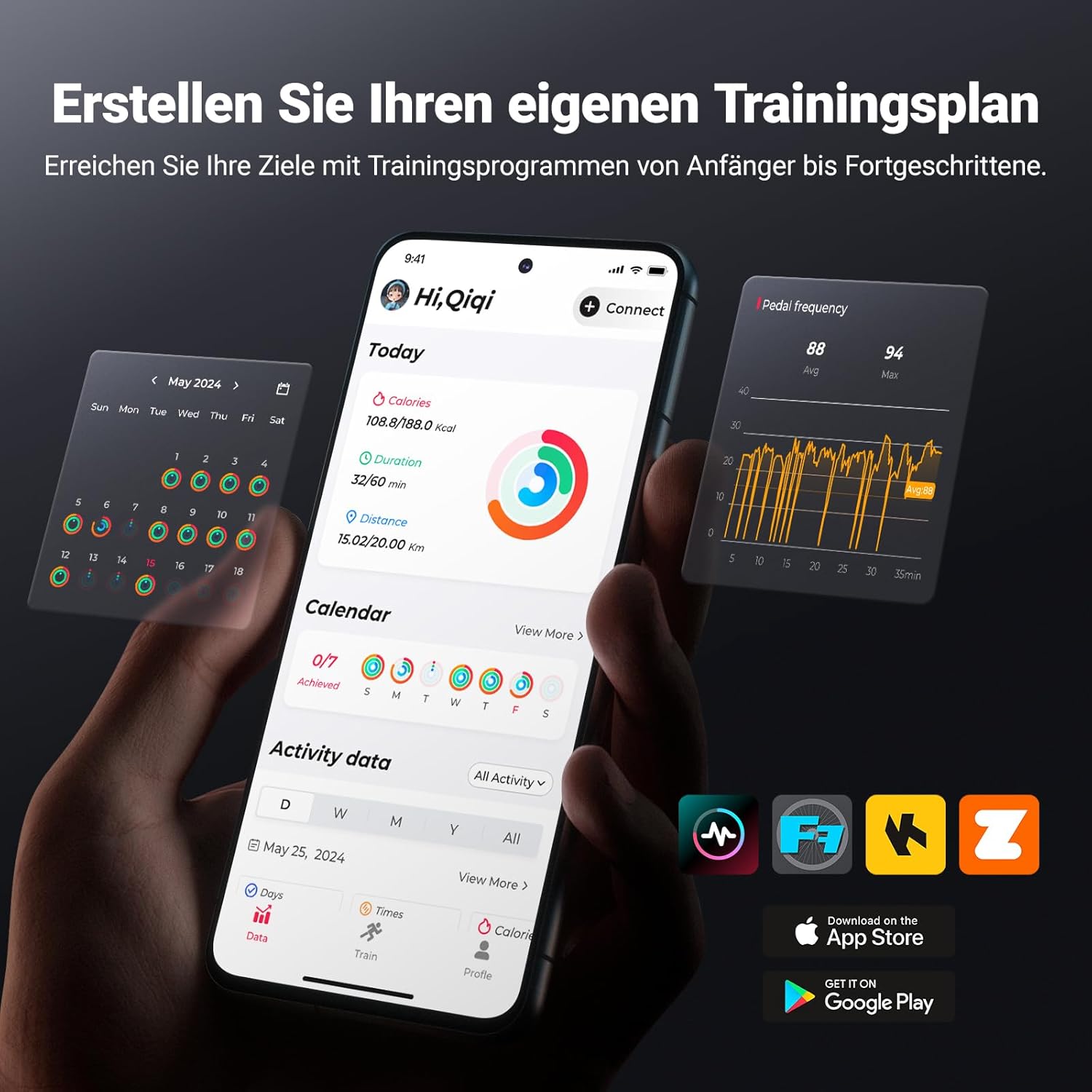 MERACH Heimtrainer: Leises Magnetrad mit App-Steuerung✨