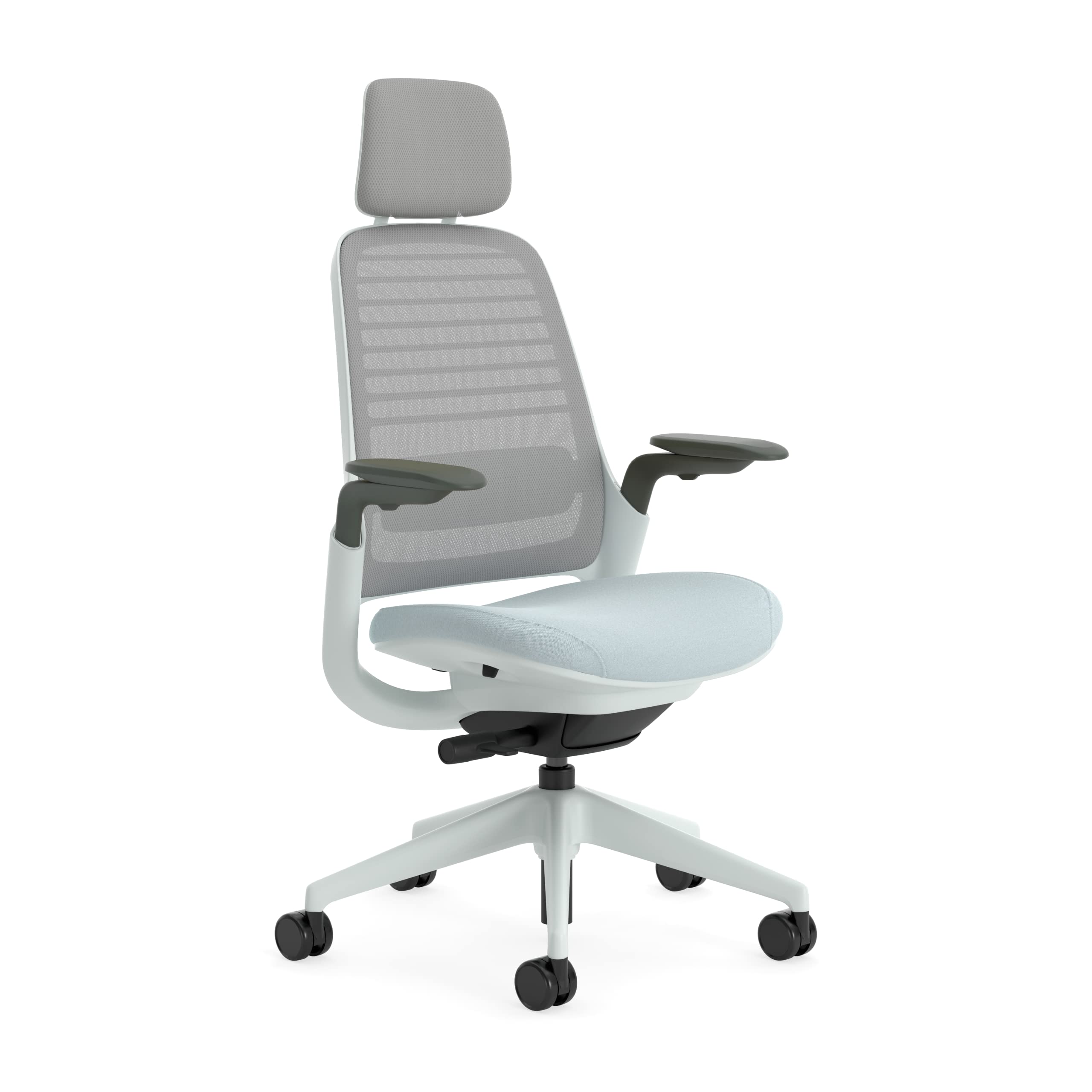 Steelcase Series 1 Ergonomic Office Chair with LiveBack Lumbar Support and 4D Armrests Truffle