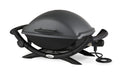 Weber Q 1400 Elektrogrill | Tragbarer Stadtgrill, Gusseisenrost, Schnellheizelement, 43 x 32 cm Grillfläche, Abnehmbare Auffangschale, 1,8 m Netzkabel