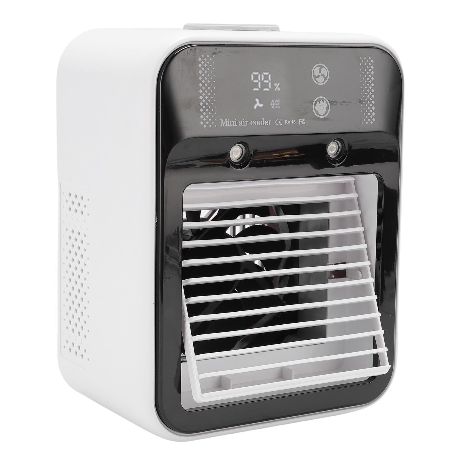 VINGVO Air Cooler Without Exhaust Hose 10 L, 65 W Mobile Air Conditioner with Water Cooling, 3 Levels Remote Control Timer, Air Cooler for Home, Office, Bedroom, Air Conditioner Mobile with Ice Pack