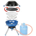 Campingaz Party Grill 400 CV for Use with a Valve Gas Cartridge CV300+ or CV470+ (Piezo ignition), blue