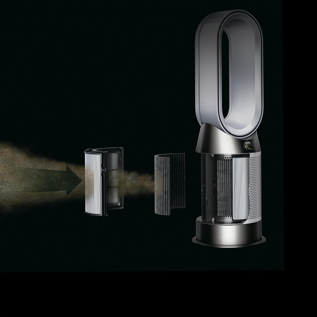 Dyson Purifier Hot+Cool™ Gen1 HP10 Luftreiniger und Heizventilator – Luftreinigung, Heiz- und Kühlfunktion (Silber) Ventilator, Luftreiniger + Heizlüfter