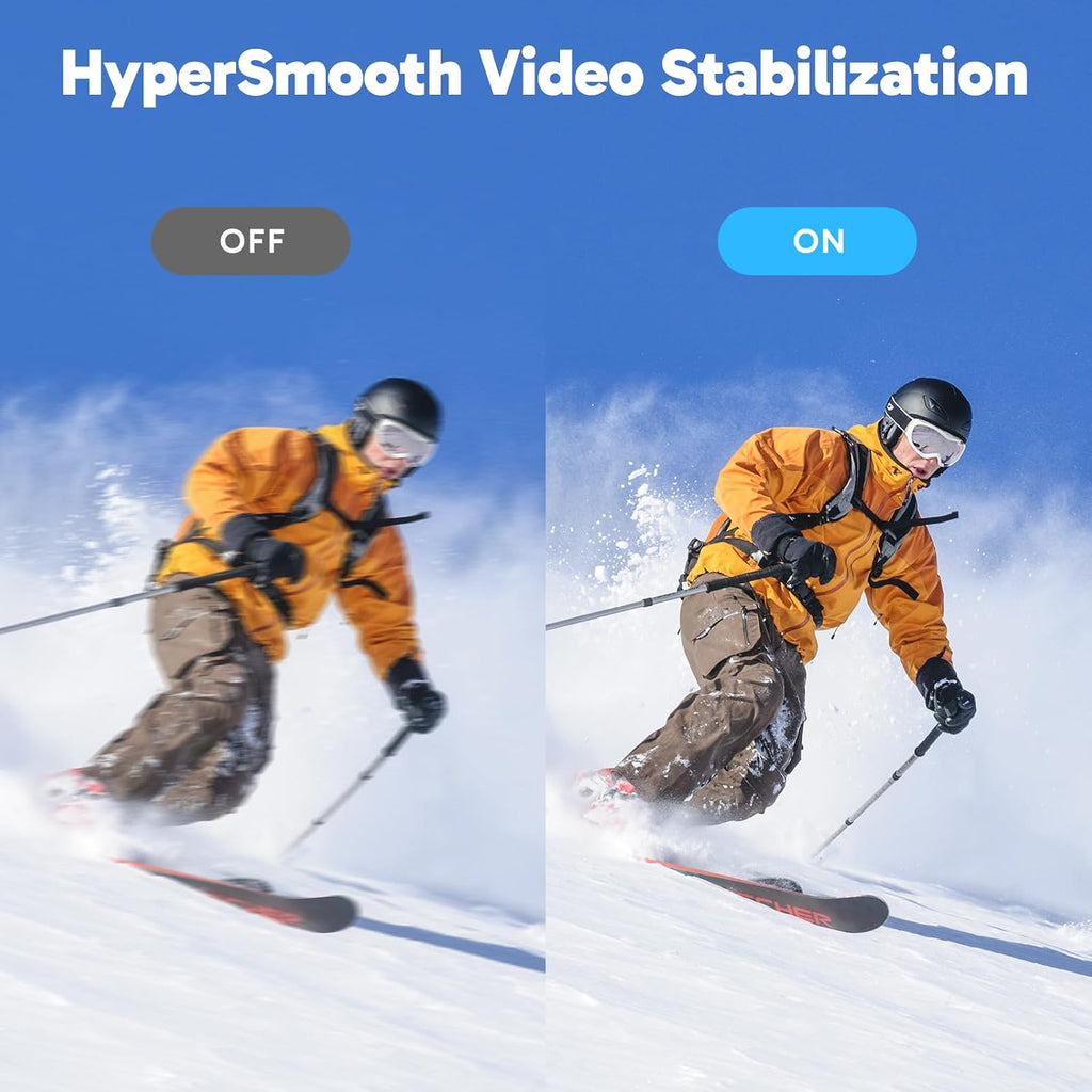 AKASO Action Cam 4K30FPS 20MP with Floating Handle and Bag WiFi 40M Underwater Camera Waterproof Ultra HD Touchscreen Adjustable Wide Angle Ice Action Cam with 2.4G Remote Control