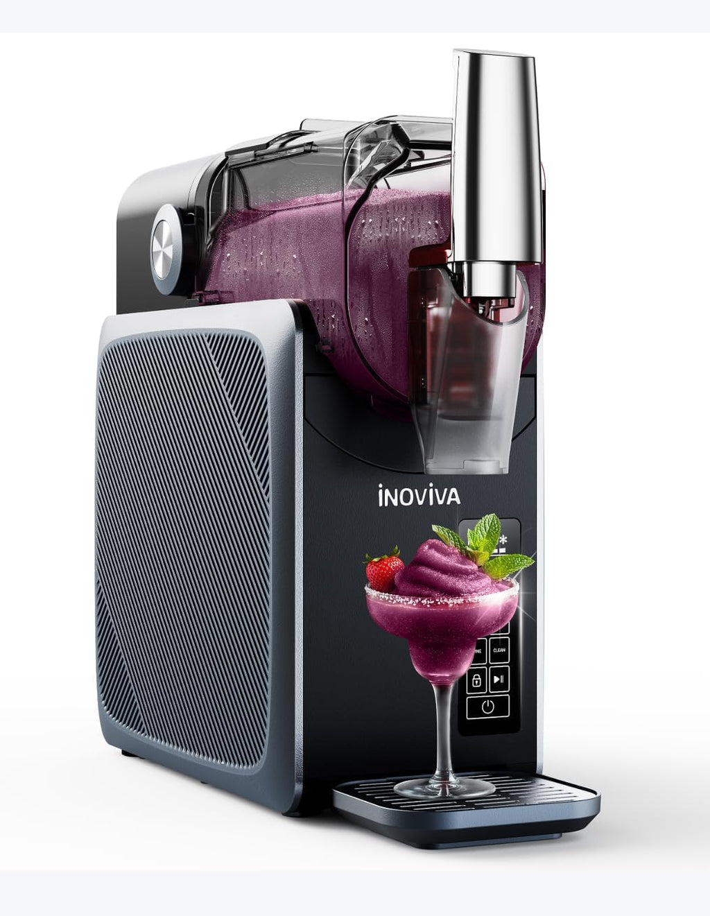 INOVIVA Slush Machine 2.6 L, No Ice Required, Slushie for Home with Self-Cleaning, 5 Preset Modes, Slushies, Milkshakes, Frappés & Frozen Cocktails (Updated)
