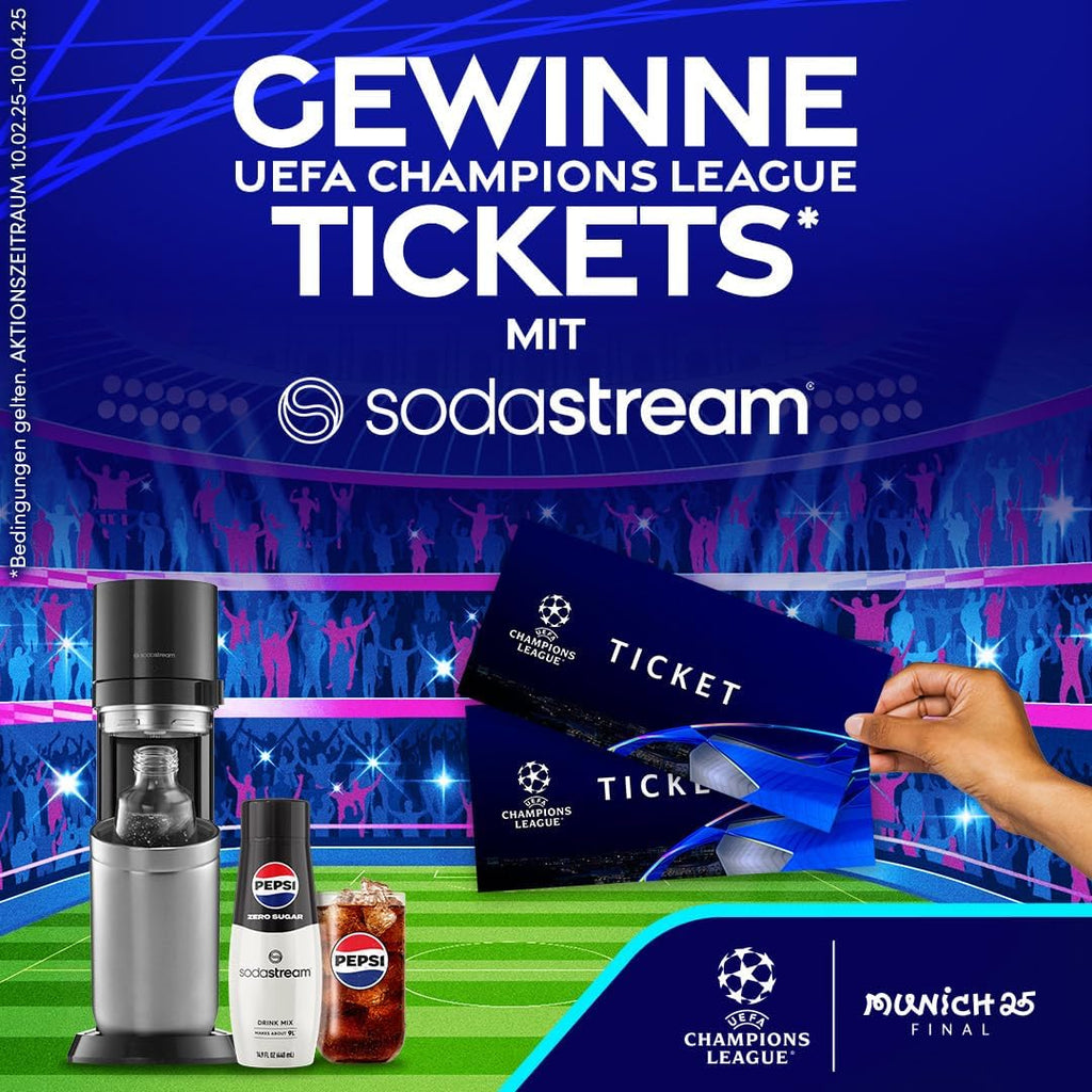 SodaStream Wassersprudler TERRA Promopack mit Quick-Connect CO2-Zylinder | inkl. 3x 1L FUSE Kunststoffflasche (spülmaschinengeeignet) | Farbe: Schwarz