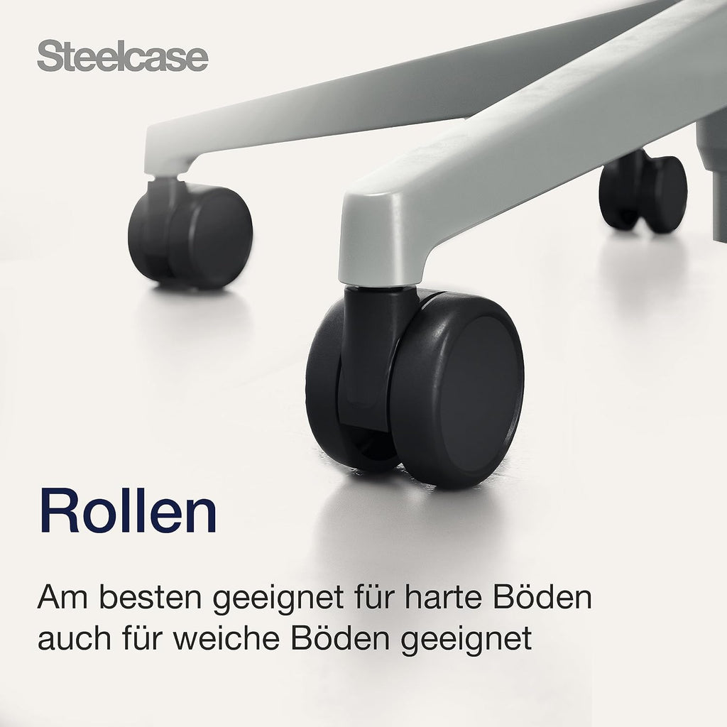 Steelcase Series 1 Ergonomic Office Chair with LiveBack Lumbar Support and 4D Armrests Truffle
