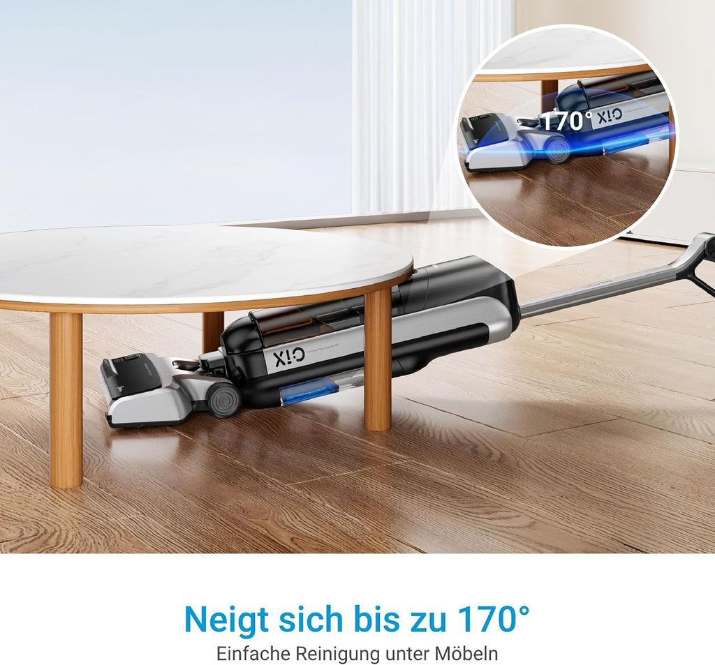 Midea X10 Smart Wet/Dry Vacuum Cleaner with Intelligent Detection, All-in-One Wet Dry Vacuum Cleaner Wireless with Hair Detangling Design, Self-Cleaning LED Display for Hard Floor, Pet Hair, Edge Cleaning