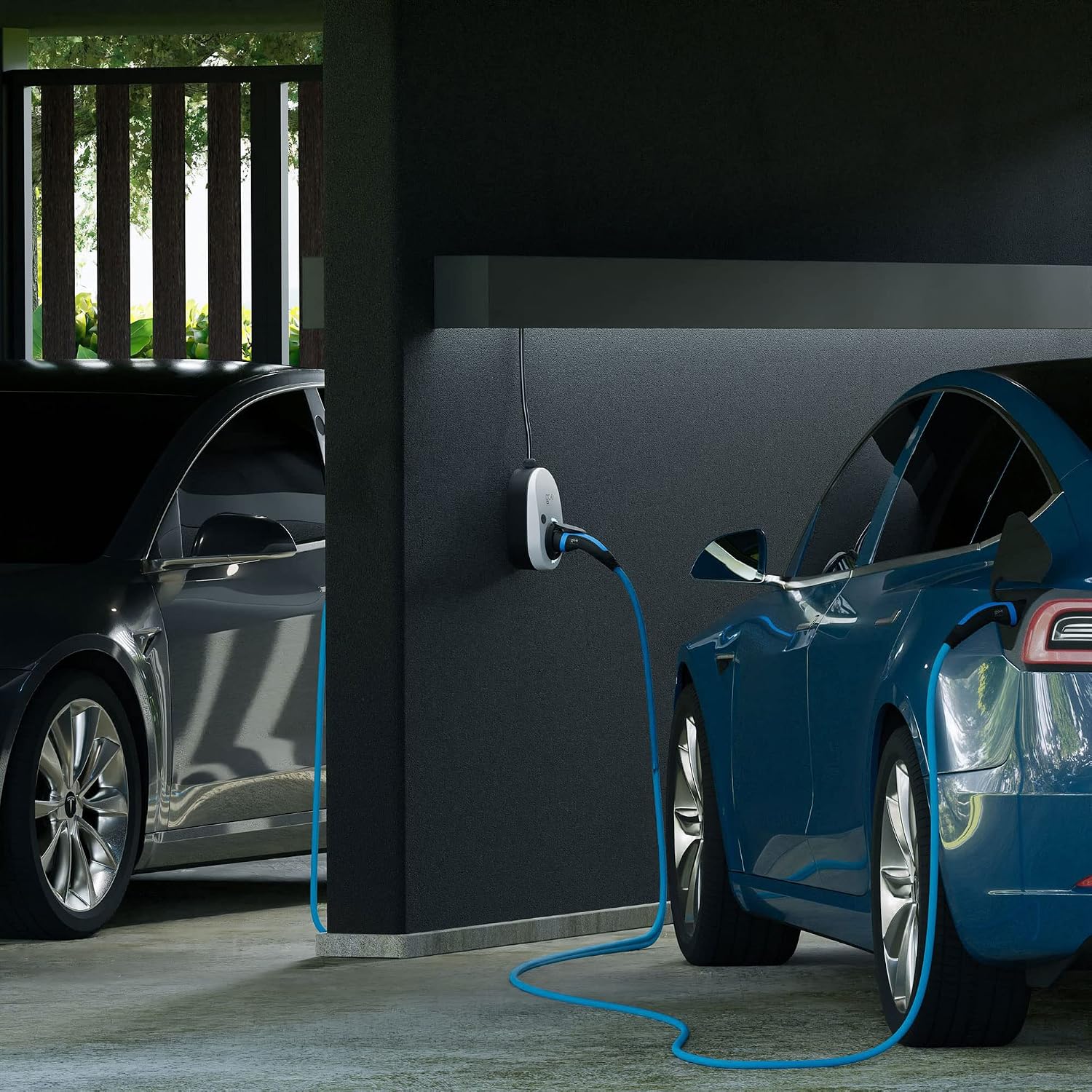 go-e Charger Gemini 11 kW Charging Station Wallbox 1.8 m Connection Cable 5-Core Type 2 Socket Charging Current up to 16 A WLAN RFID App