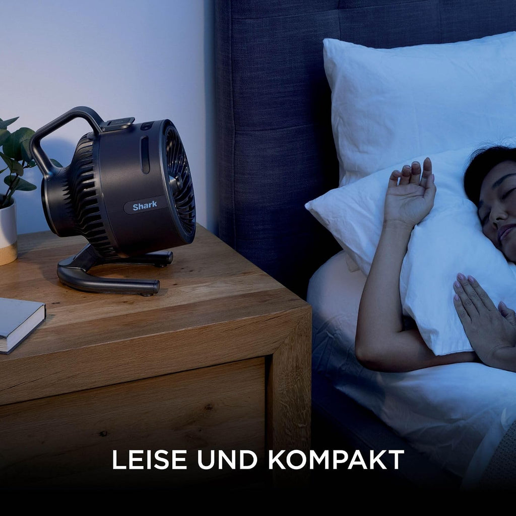 Shark FlexBreeze HydroGo – Leistungsstarker Nebelventilator, Kühlung im Innen- und Außenbereich, Leise und langlebig, Mit und ohne Kabel, Kompakt und Leicht, 5 Geschwindigkeiten, Anthrazit FA050EU