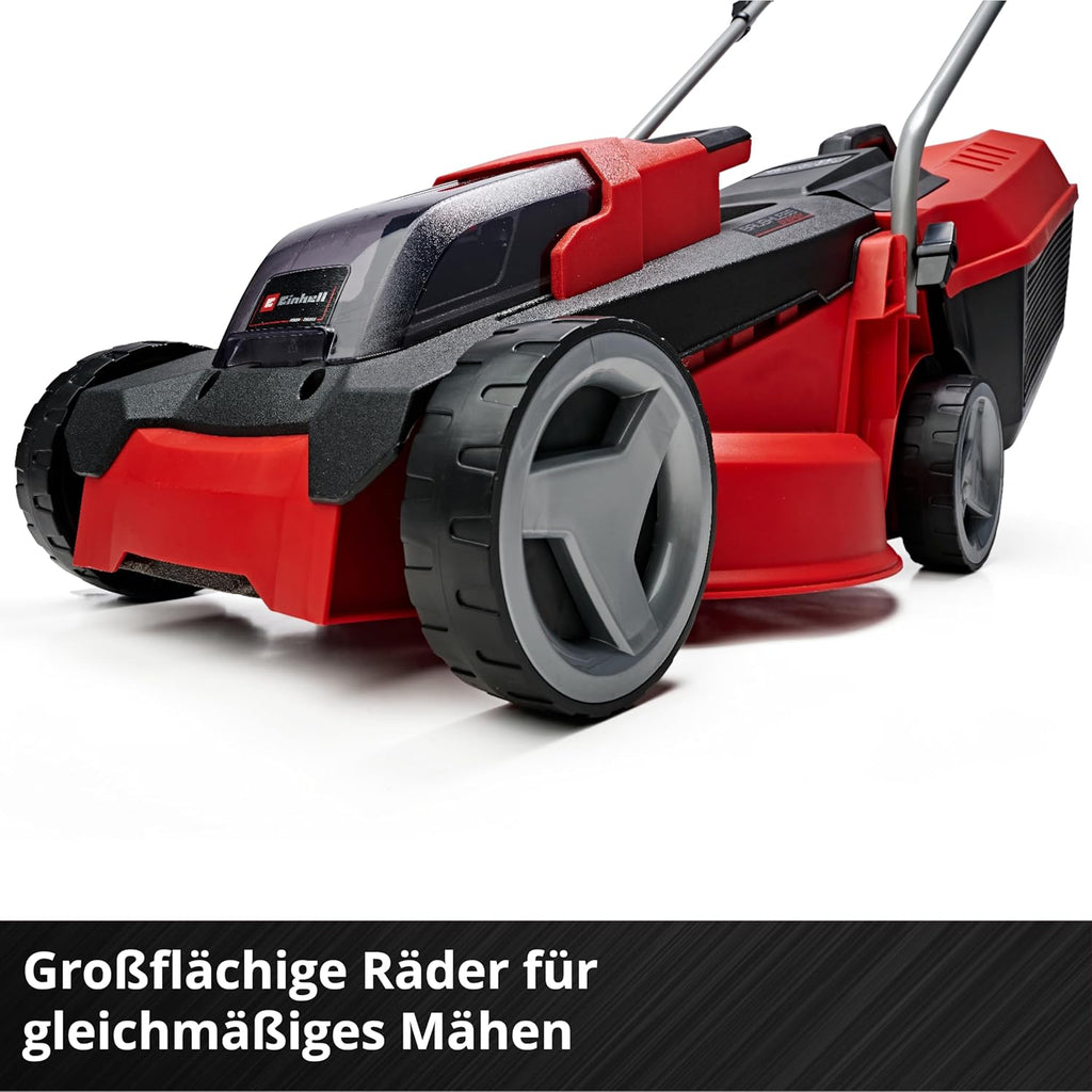 Einhell City Battery-Powered Lawnmower GE-CM 18/30 Li-Solo Power X-Change (18 V, 30 cm Cutting Width up to 150 m², Brushless, 25 L Grass Catcher Basket, 30–70 mm Cutting Height, without Battery)