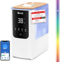Levoit Smart Luftbefeuchter für große Räume, Top-Fill Humidifier, Warm&Kalter Nebel max 550 ml/h, bis 40㎡, leise Raumbefeuchter mit Nachtlicht für Pflanzen, Auto Shut-off, 4,5 L, Mondweiß
