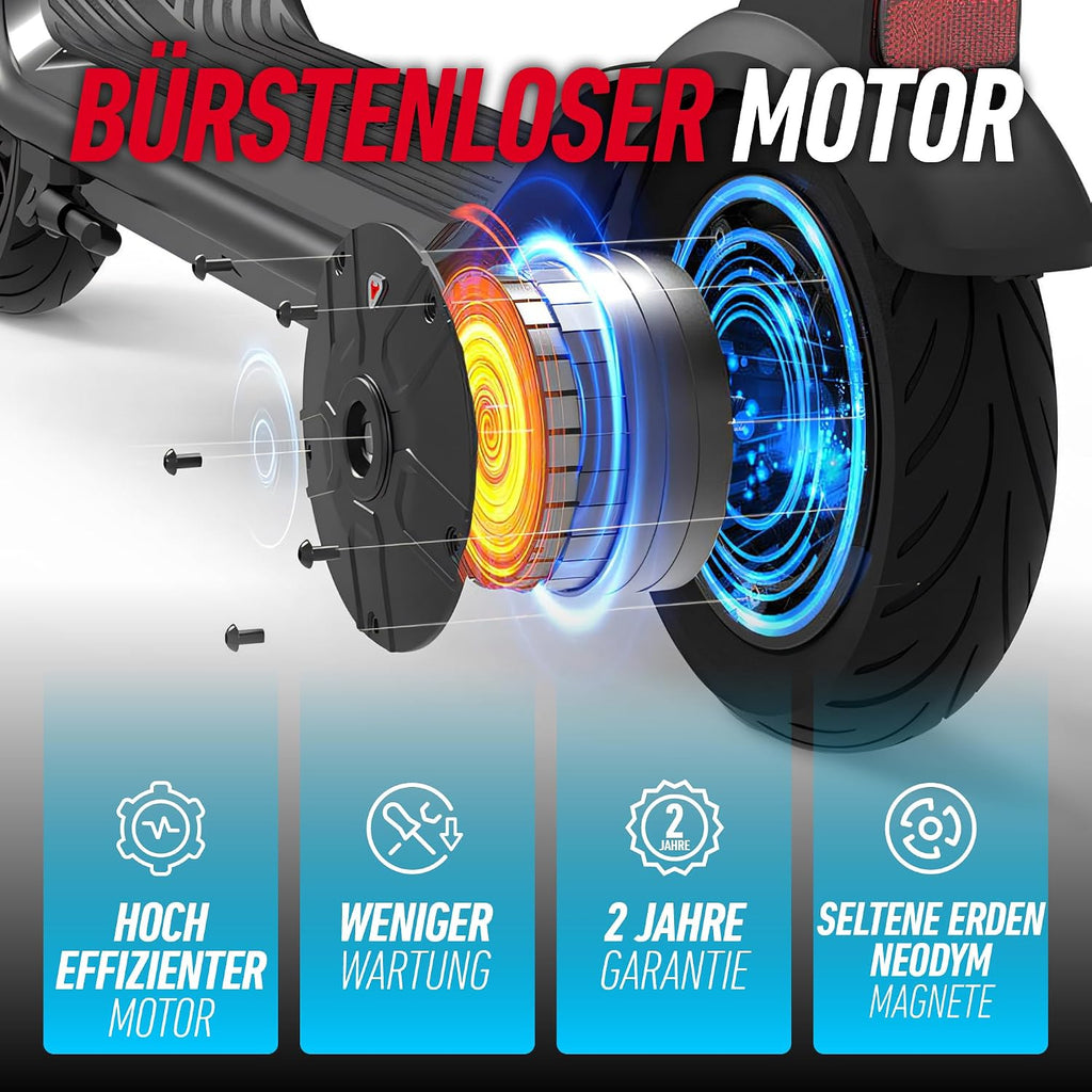 NIU KQi 100P oder 100F E-Scooter mit Straßenzulassung und Federung (bis zu 29km Reichweite, bis zu 15% Steigung, max. 20km/h, 10" Luftreifen, max. 120kg Belastung, Display, App, klappbar)