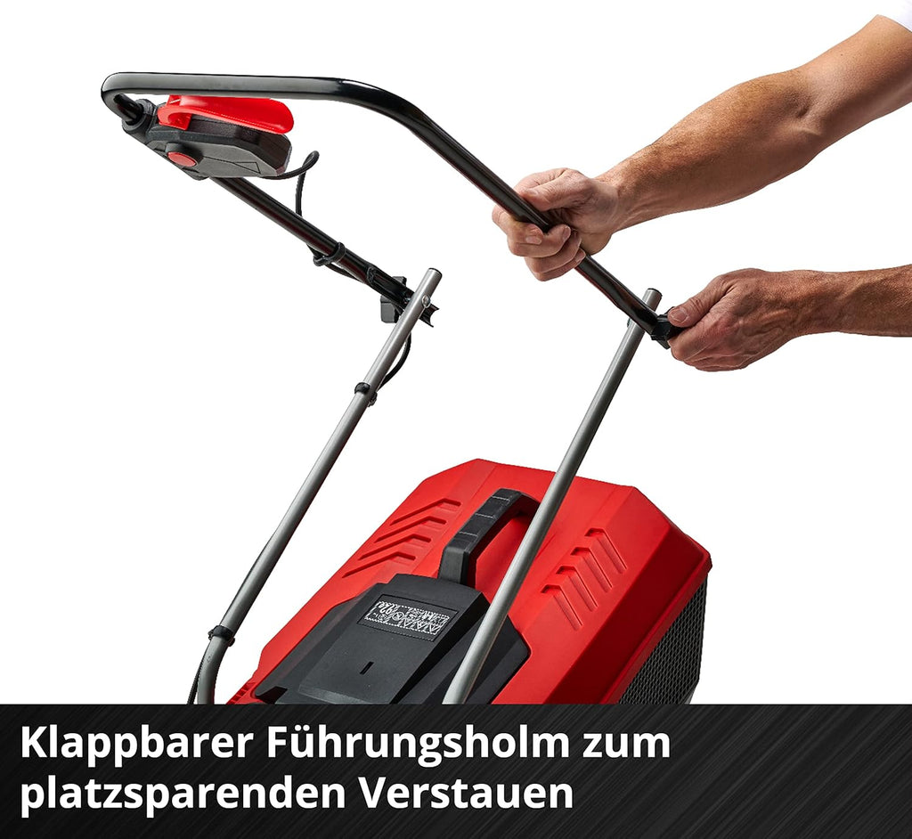 Einhell City Battery-Powered Lawnmower GE-CM 18/30 Li-Solo Power X-Change (18 V, 30 cm Cutting Width up to 150 m², Brushless, 25 L Grass Catcher Basket, 30–70 mm Cutting Height, without Battery)