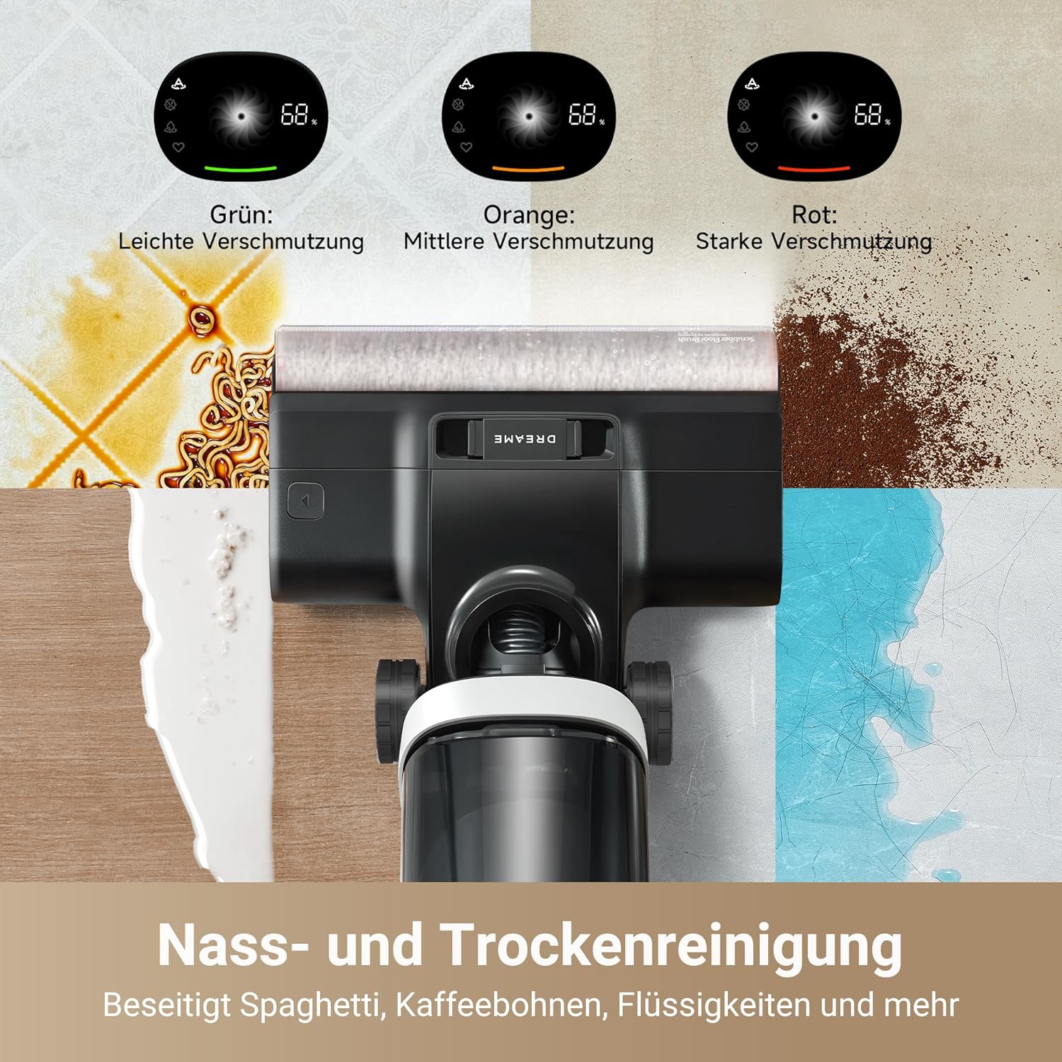 Dreame H14 Pro, 18kPa, Nass/Trocken, 180° Flach, App